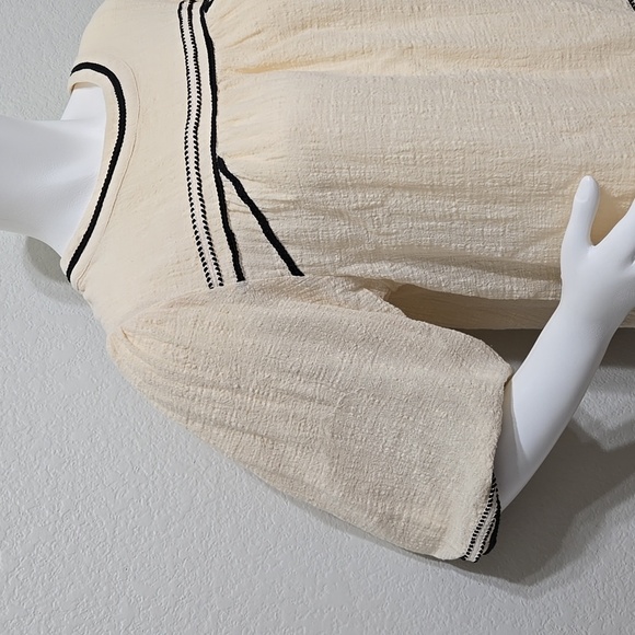 Bohme Valentino Cream Top Size M - Picture 7 of 11